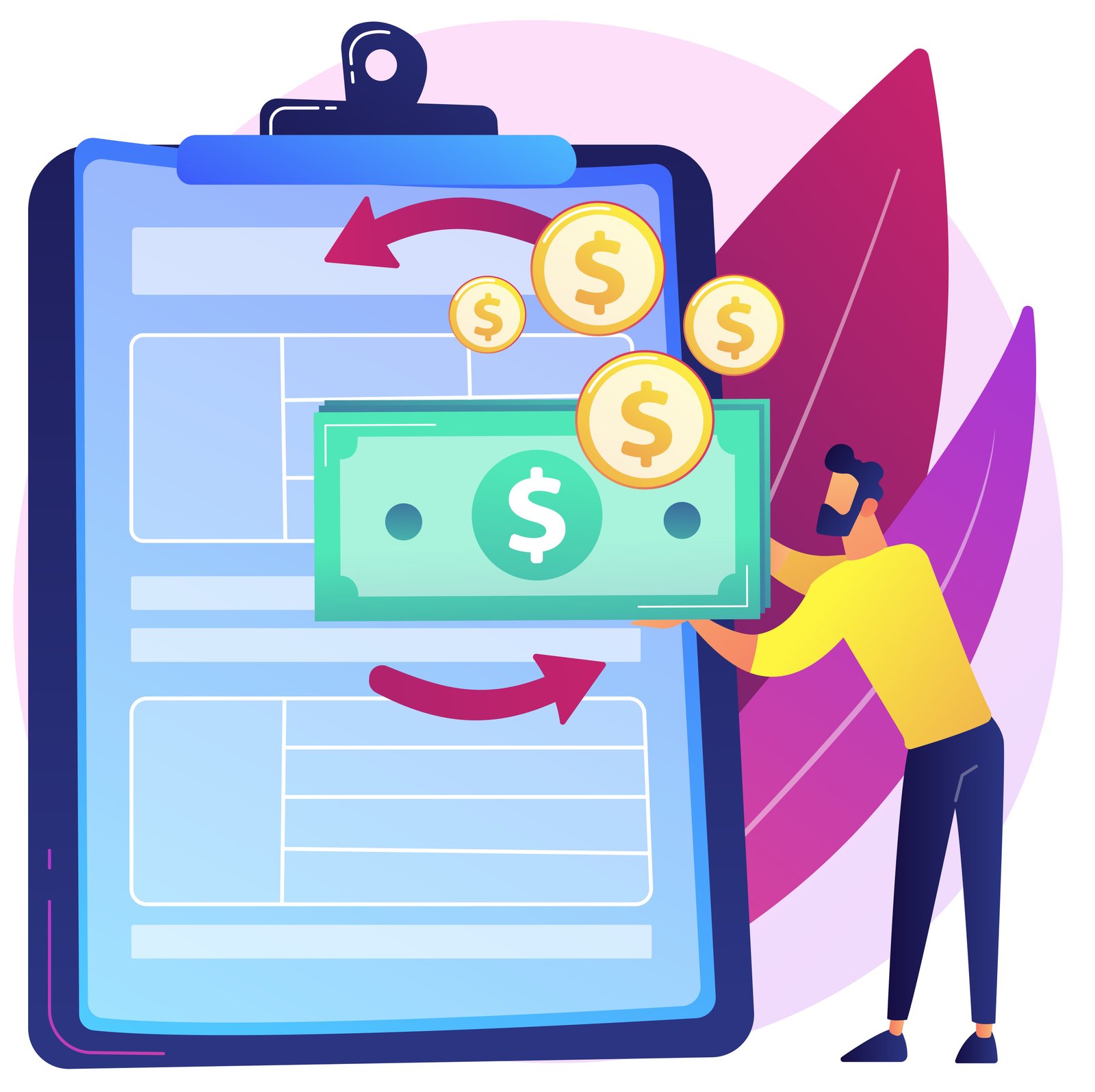 Accounts receivable and accounts payable management, invoices, and payment tracking